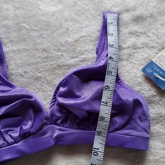 Vintage‎ Deadstock Ceeb Purple Two Piece Swimsuit NWT Bikinis